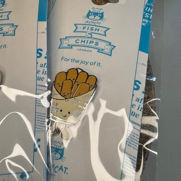 Jellycat London Fish & Chips Pins NEW Jellycat Fish Chips Peas FAST SHIP - Picture 5 of 5